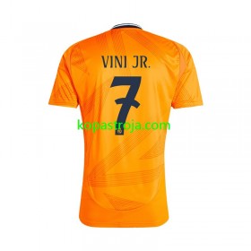 Billiga Fotbollströjor Real Madrid VINI JR 7 Borta tröja 2024/25 Kortärmad